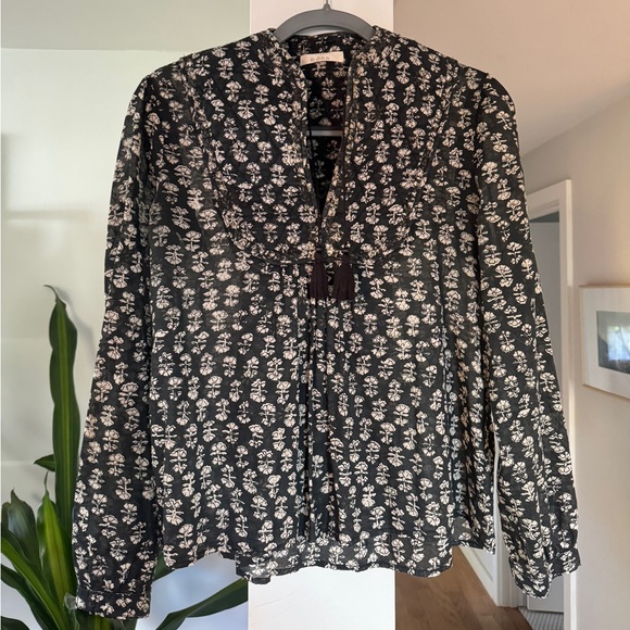 Doen Tops - DOEN Cotton Voile Tie Front Top